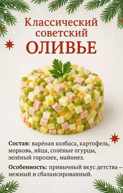 Кулинарная инфографика в рецептах