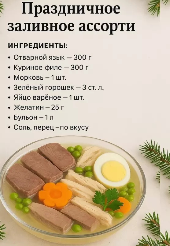 Кулинарная инфографика в рецептах