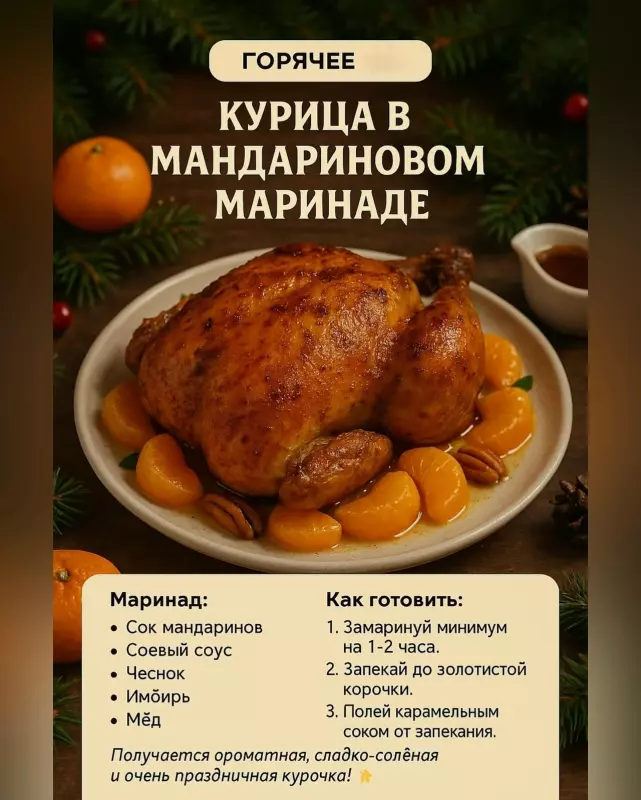 Кулинарная инфографика в рецептах