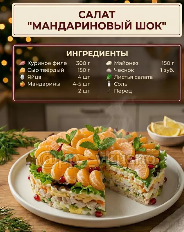 Кулинарная инфографика в рецептах