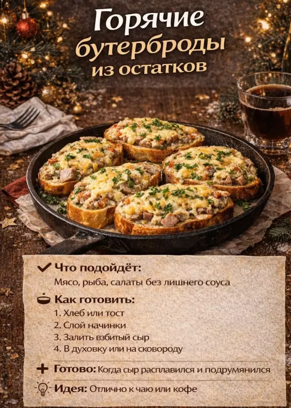 Кулинарная инфографика в рецептах