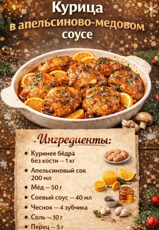 Кулинарная инфографика в рецептах