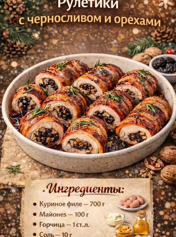 Кулинарная инфографика в рецептах