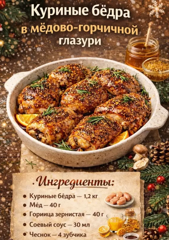 Кулинарная инфографика в рецептах