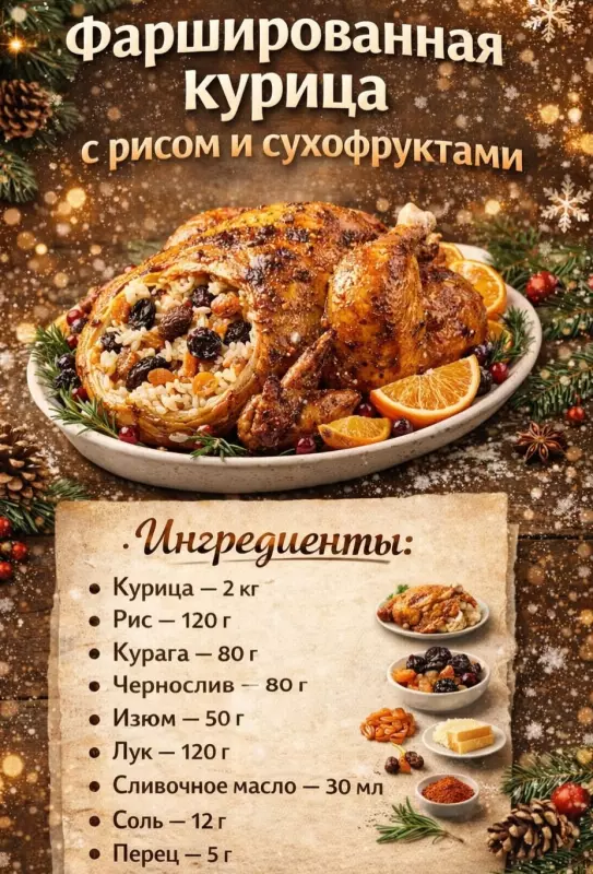 Кулинарная инфографика в рецептах