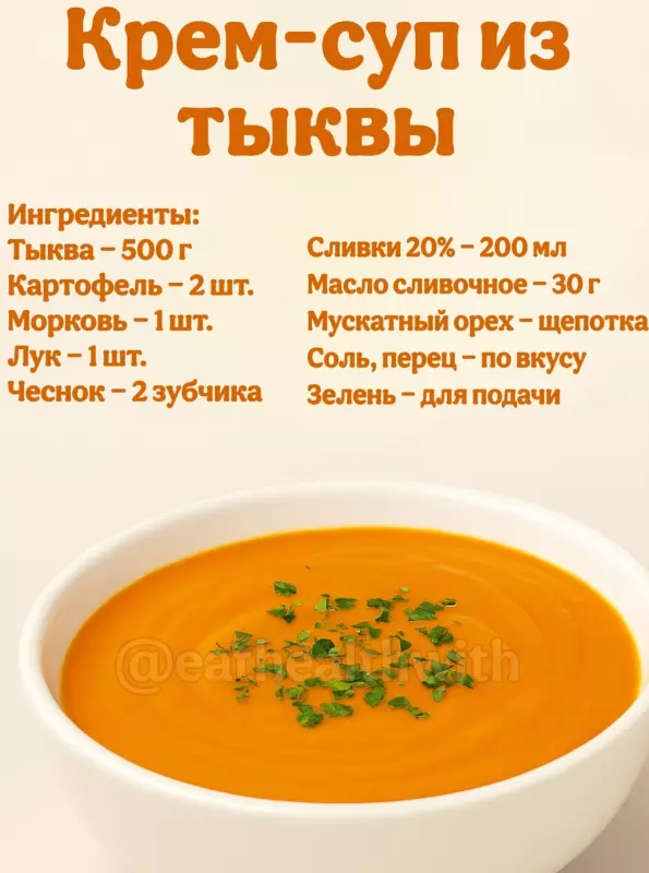 Кулинарная инфографика в рецептах