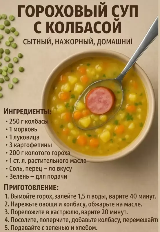 Кулинарная инфографика в рецептах