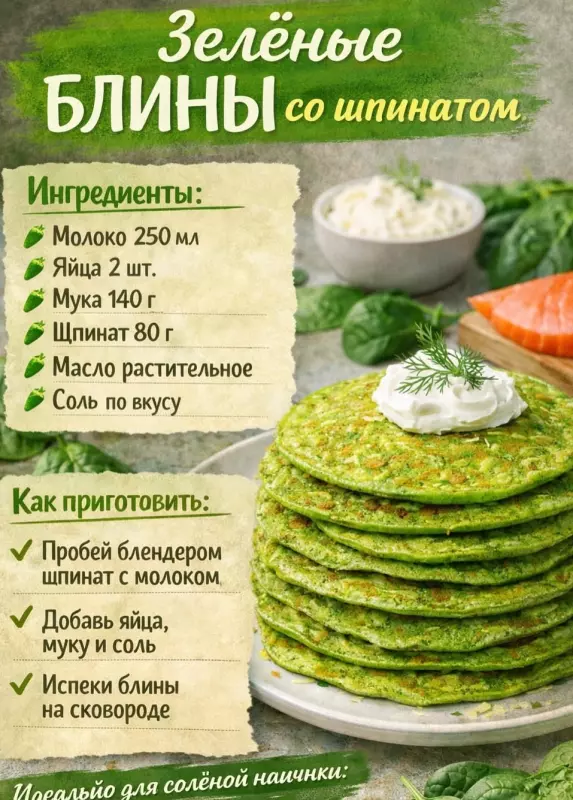 Кулинарная инфографика в рецептах