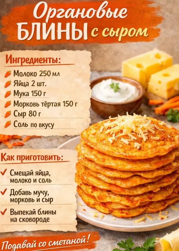 Кулинарная инфографика в рецептах