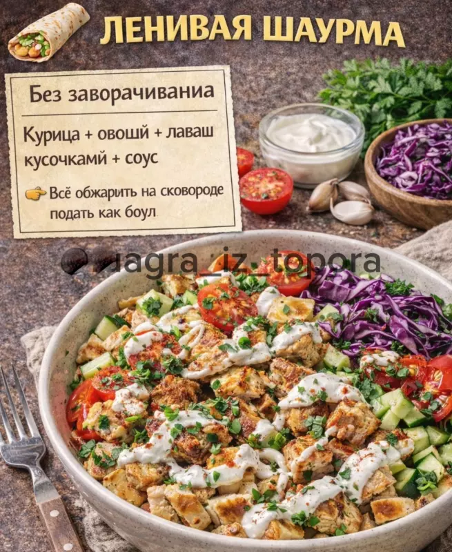 Кулинарная инфографика в рецептах