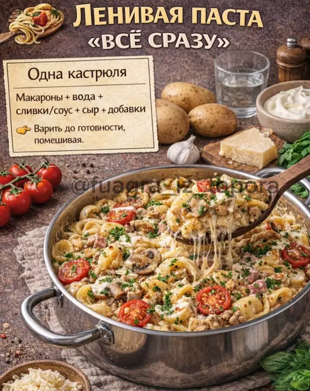 Кулинарная инфографика в рецептах