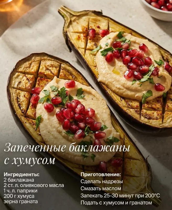 Кулинарная инфографика в рецептах