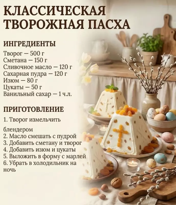 Кулинарная инфографика в рецептах