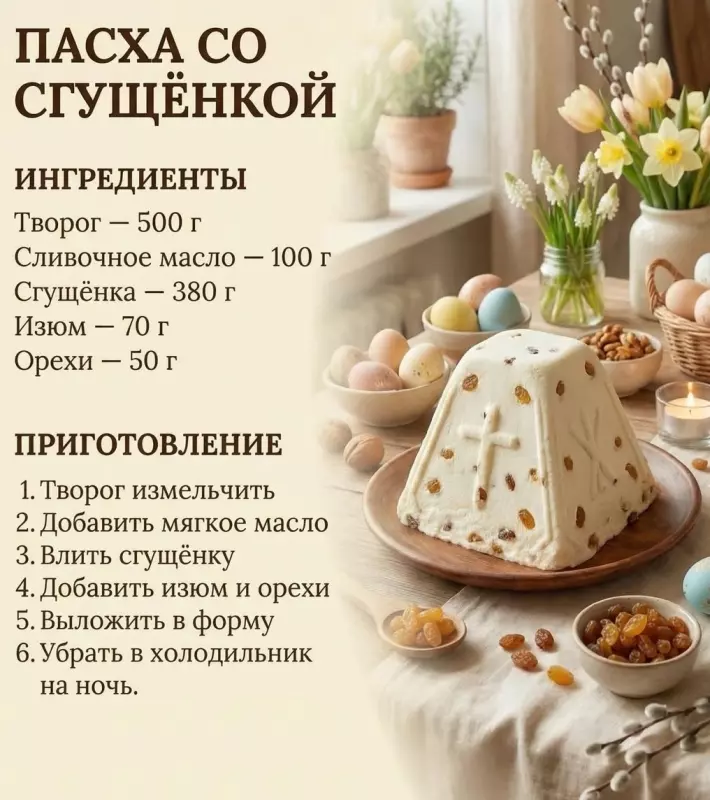 Кулинарная инфографика в рецептах