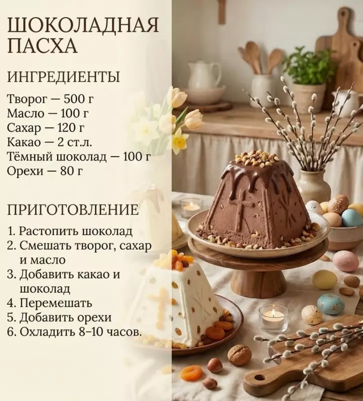 Кулинарная инфографика в рецептах