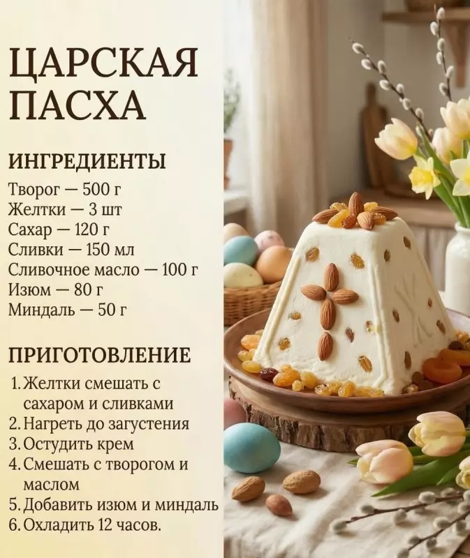 Кулинарная инфографика в рецептах