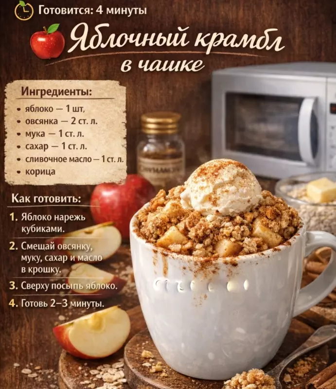Кулинарная инфографика в рецептах