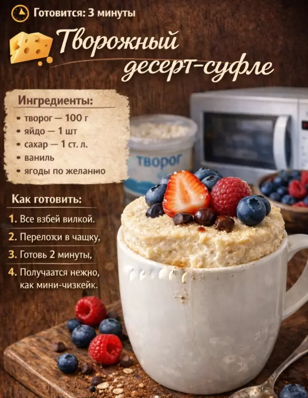 Кулинарная инфографика в рецептах