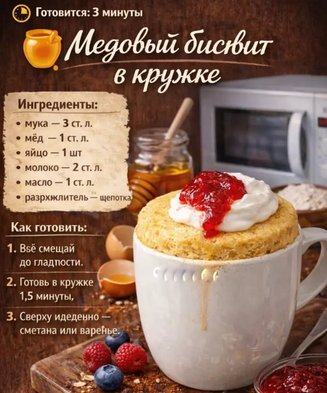 Кулинарная инфографика в рецептах