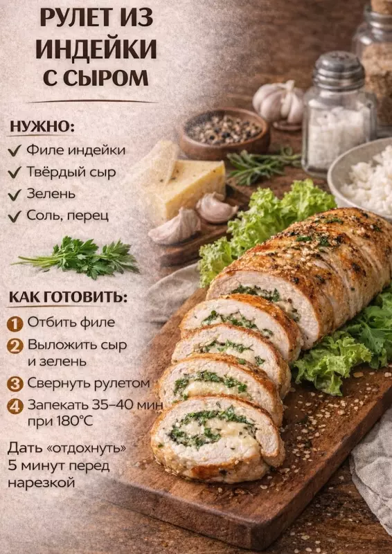 Кулинарная инфографика в рецептах