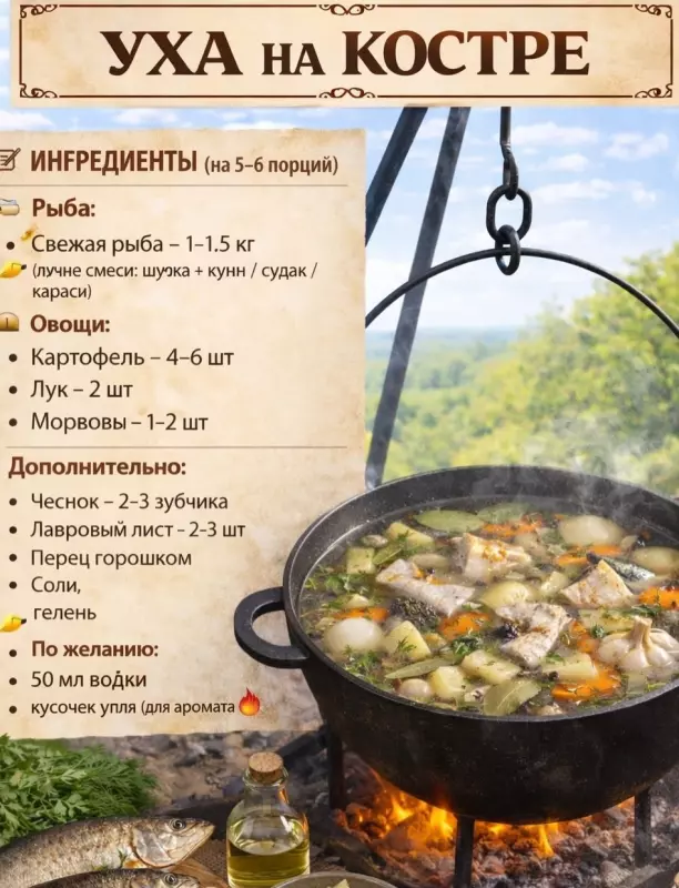 Кулинарная инфографика в рецептах