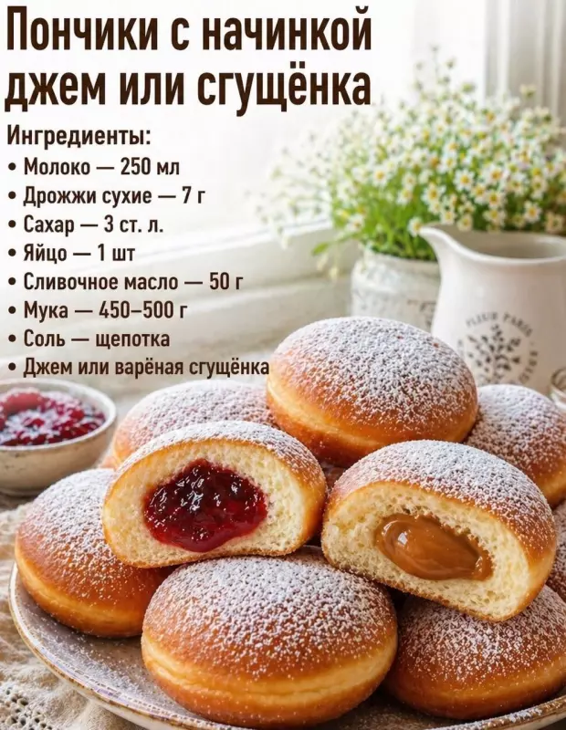 Кулинарная инфографика в рецептах