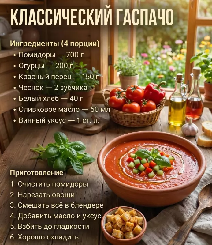 Кулинарная инфографика в рецептах