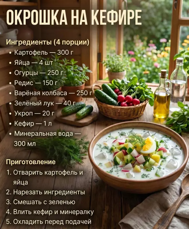 Кулинарная инфографика в рецептах