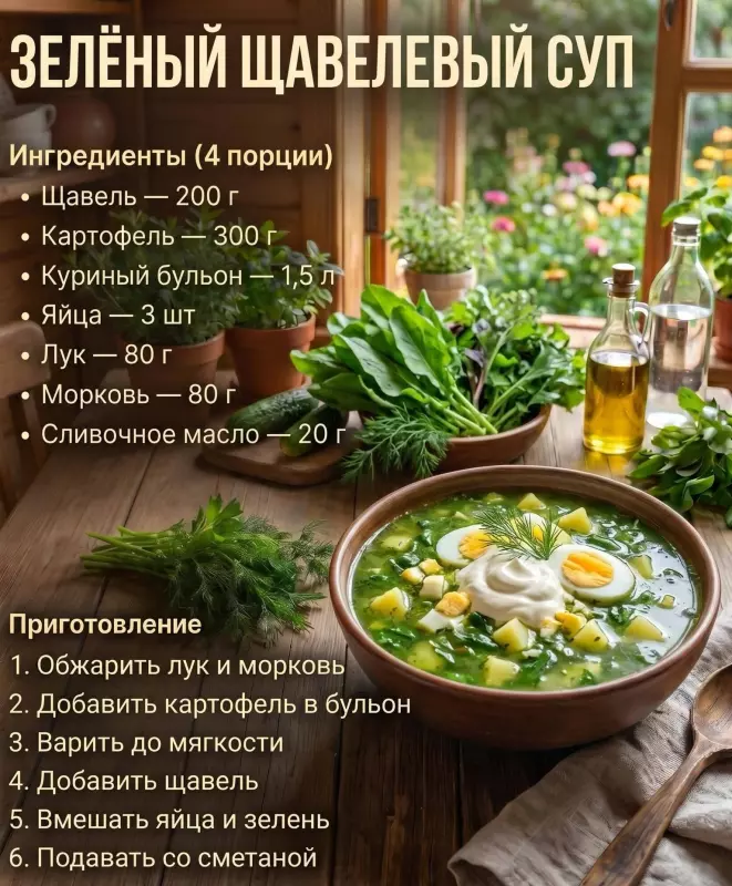 Кулинарная инфографика в рецептах