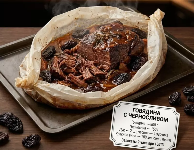 Кулинарная инфографика в рецептах
