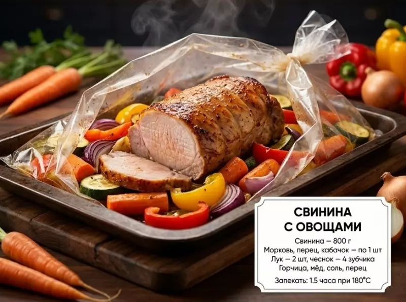 Кулинарная инфографика в рецептах
