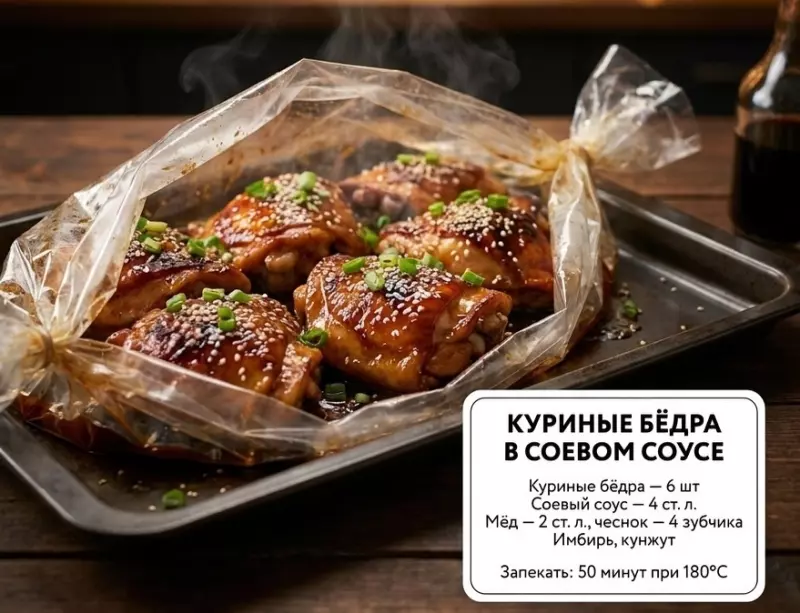 Кулинарная инфографика в рецептах