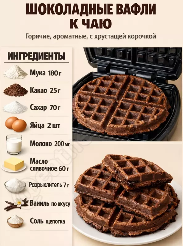 Кулинарная инфографика в рецептах