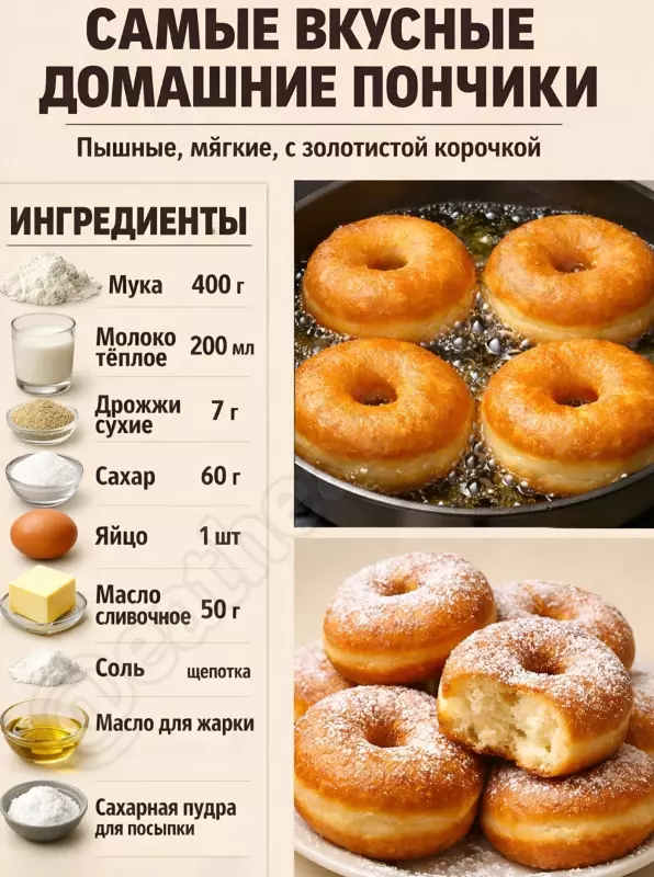 Кулинарная инфографика в рецептах