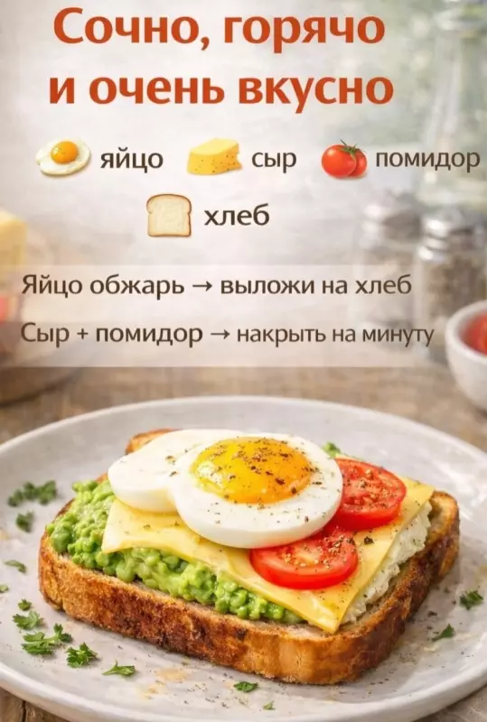 Кулинарная инфографика в рецептах