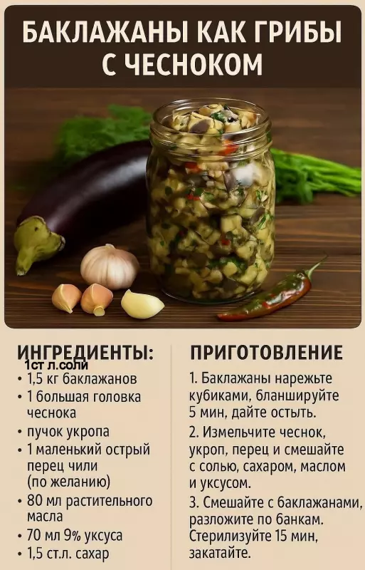 Кулинарная инфографика в рецептах