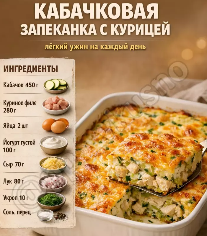 Кулинарная инфографика в рецептах