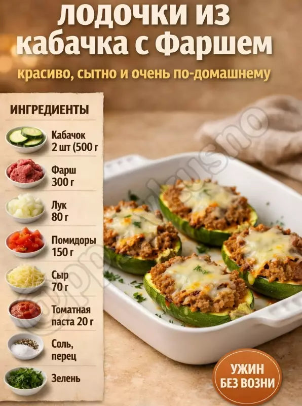 Кулинарная инфографика в рецептах