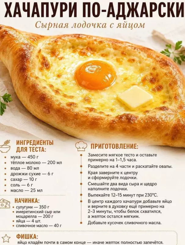 Кулинарная инфографика в рецептах