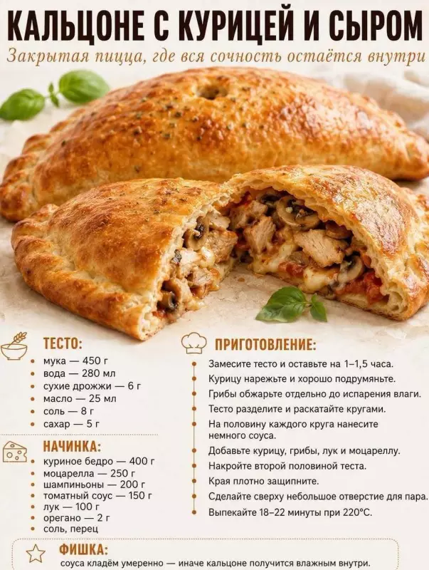 Кулинарная инфографика в рецептах