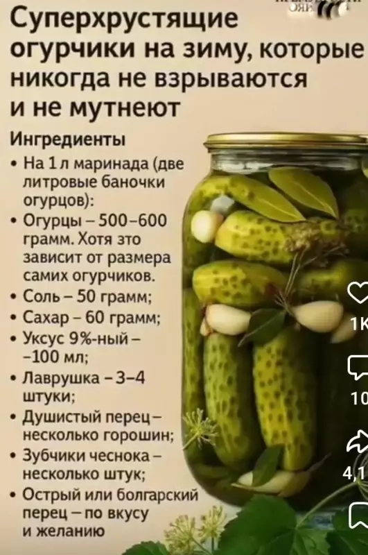 Кулинарная инфографика в рецептах