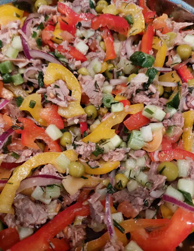 Салат новогодний